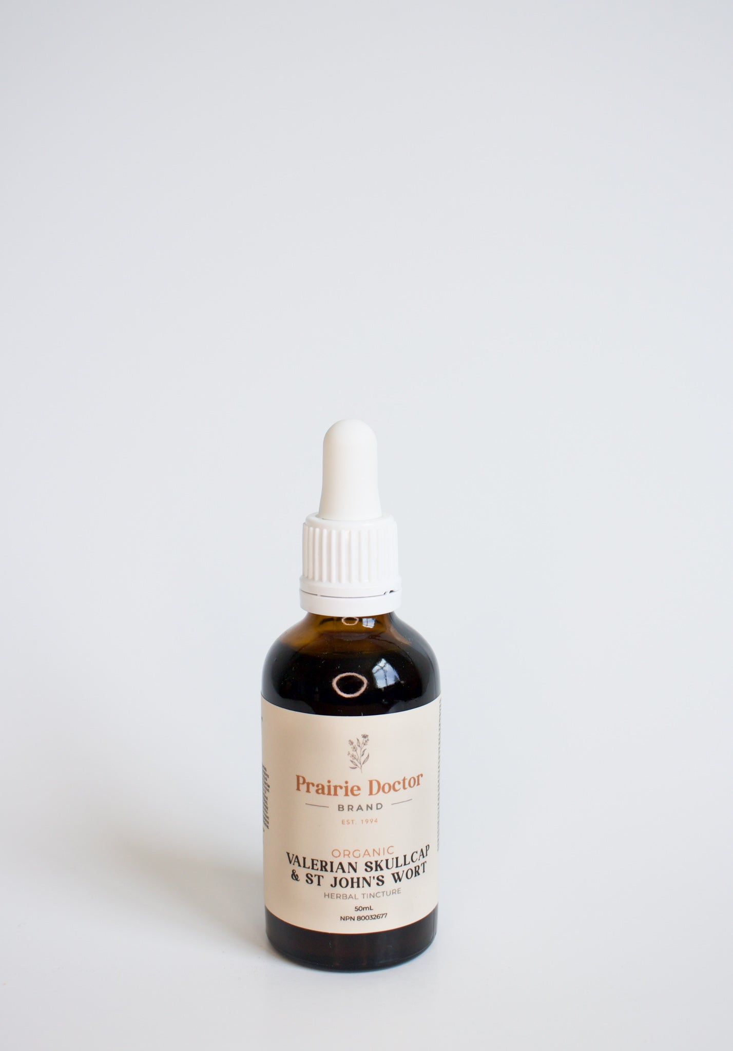 Our organic Valerian, Skullcap & St John's Wort tincture can be used as a sedative for restlessness or nervousness and as a sleep aid.