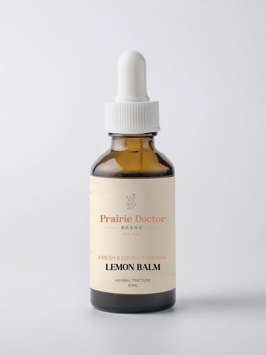 This Lemon Balm herbal tincture is crafted using fresh, locally grown Lemon Balm harvested in the Fraser Valley. Lemon Balm is known traditionally as a natural sleep aid and for its ability to help relieve mental and digestive stress.