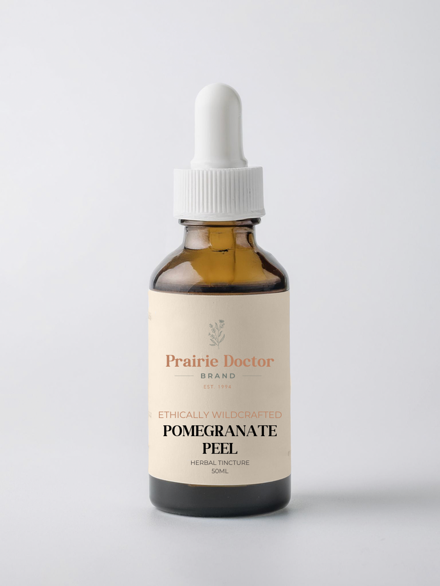 Our Pomegranate Herbal Tincture is carefully crafted using organically grown, sustainably harvested Pomegranate. Traditionally revered in various herbal traditions, Pomegranate is deeply valued for its health supporting properties.