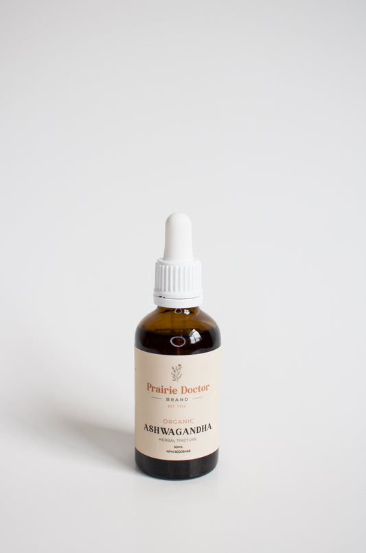 Use our organic Ashwagandha herbal tincture to help increase energy and resistance to stress! Ashwagandha is an adaptogenic herb that promotoes vitalty, vigor and is very calming to the nerves (nervine). 